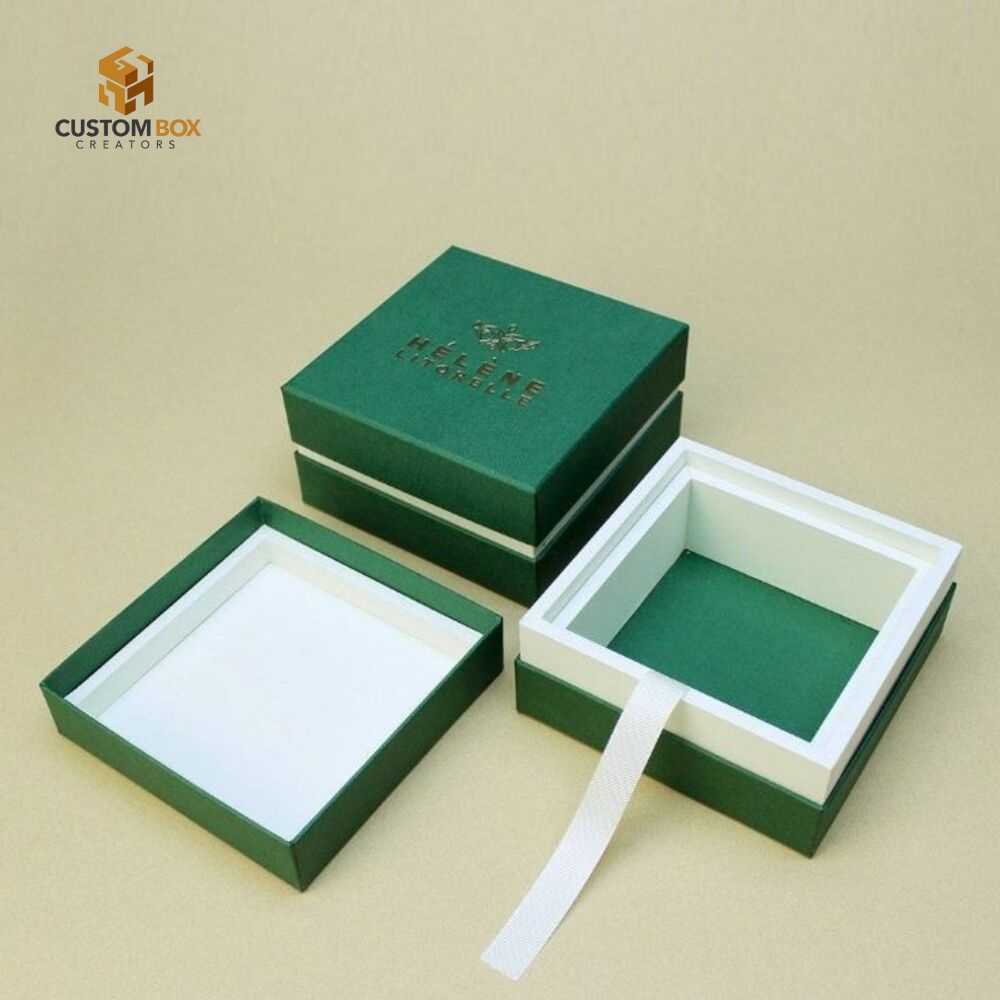 Rigid three piece box